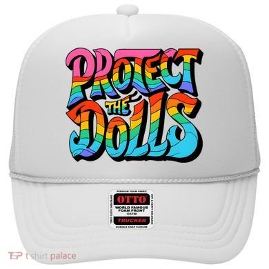 Protect The Dolls Retro Protect The Dolls LGBTQ Pride  Hat