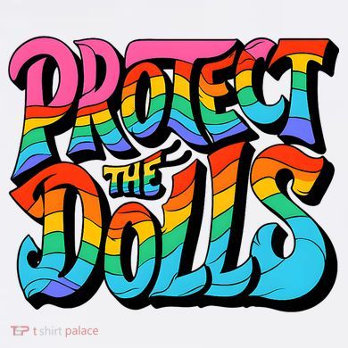 Protect The Dolls Retro Protect The Dolls LGBTQ Pride  Tall Hoodie