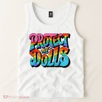 Protect The Dolls Retro Protect The Dolls LGBTQ Pride  Tank Top thumb 2