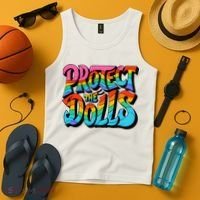 Protect The Dolls Retro Protect The Dolls LGBTQ Pride  Tank Top thumb 4