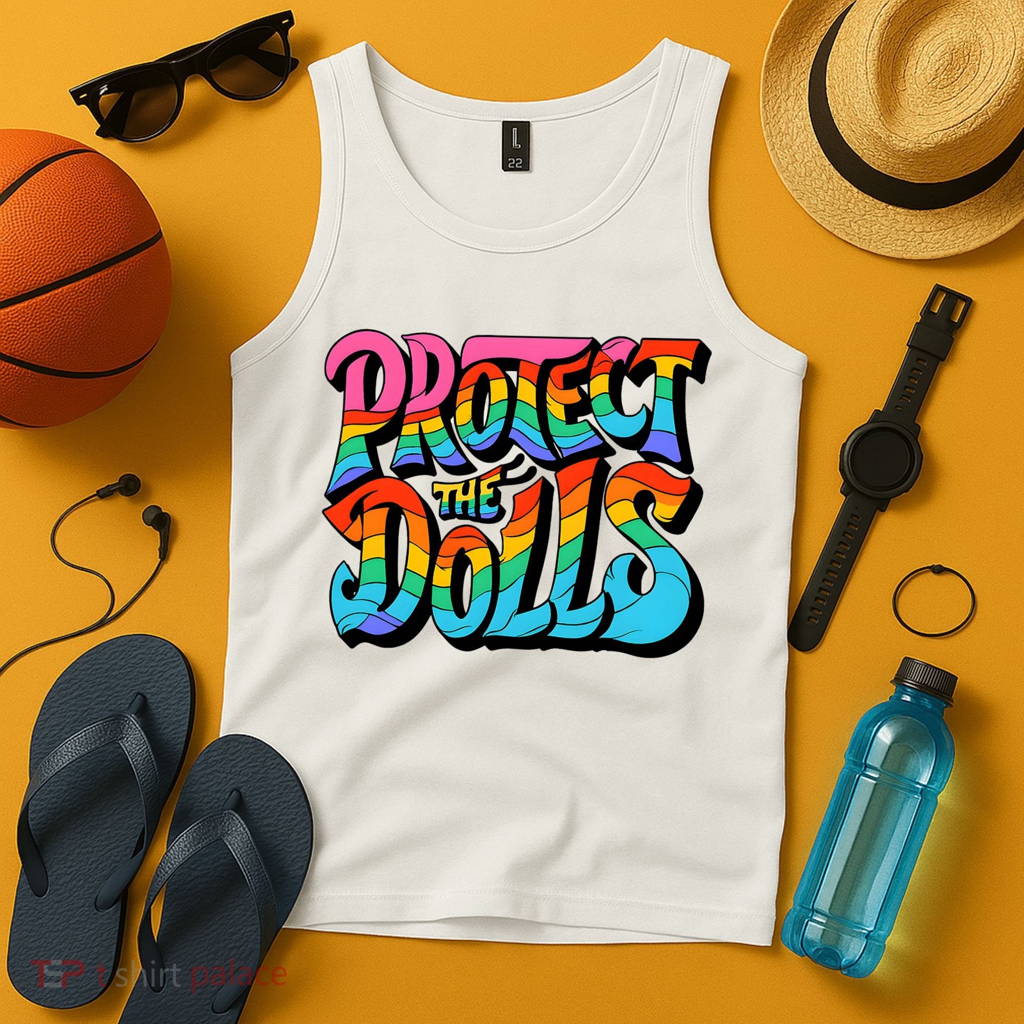 Protect The Dolls Retro Protect The Dolls LGBTQ Pride  Tank Top