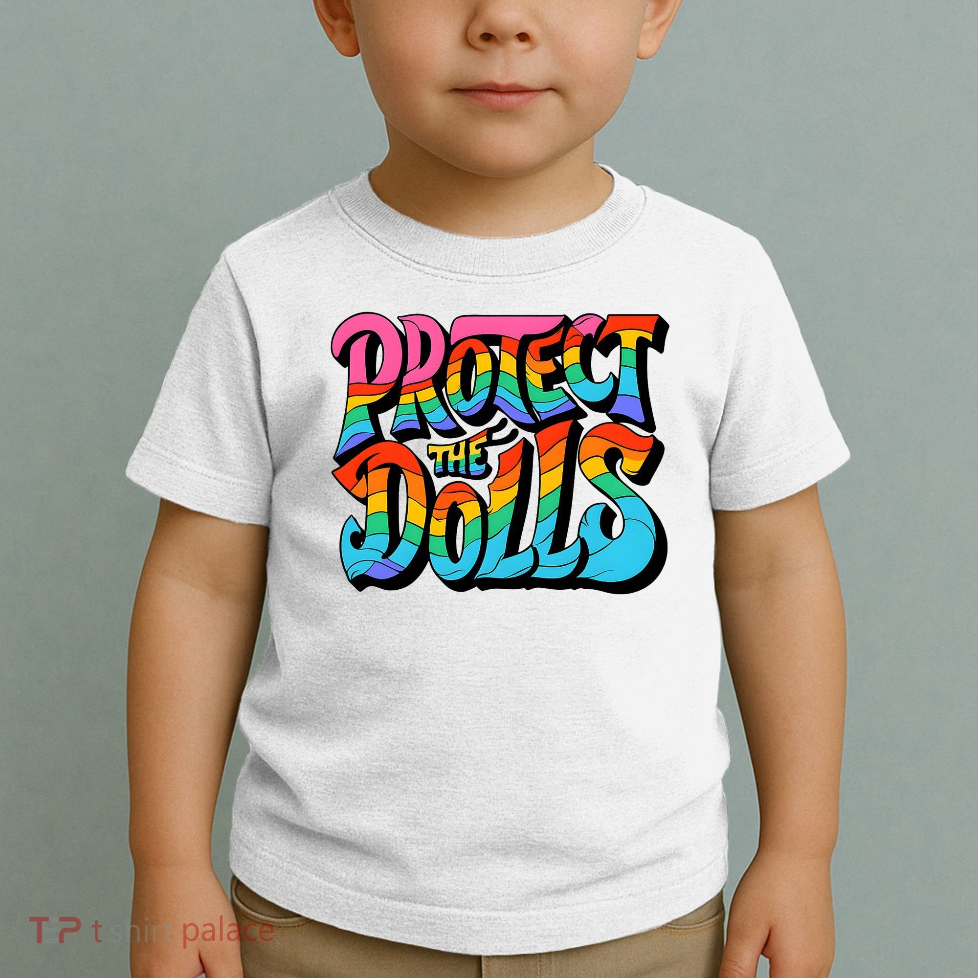 Protect The Dolls Retro Protect The Dolls LGBTQ Pride  Toddler T-Shirt