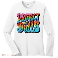 Protect The Dolls Retro Protect The Dolls LGBTQ Pride  Women's Long Sleeve Shirt thumb 0