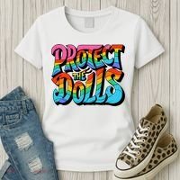 Protect The Dolls Retro Protect The Dolls LGBTQ Pride  Women's T-Shirt thumb 3