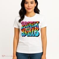 Protect The Dolls Retro Protect The Dolls LGBTQ Pride  Women's T-Shirt thumb 4