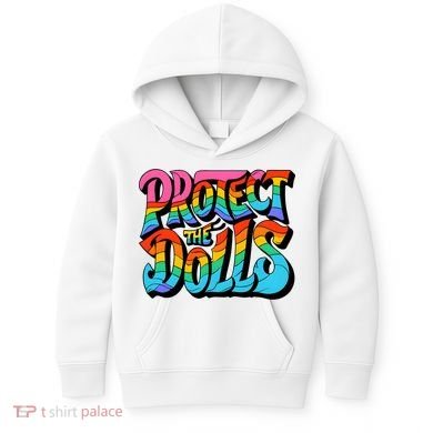 Protect The Dolls Retro Protect The Dolls LGBTQ Pride  Kids Hoodie