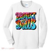 Protect The Dolls Retro Protect The Dolls LGBTQ Pride  Kids Long Sleeve Shirt thumb 0
