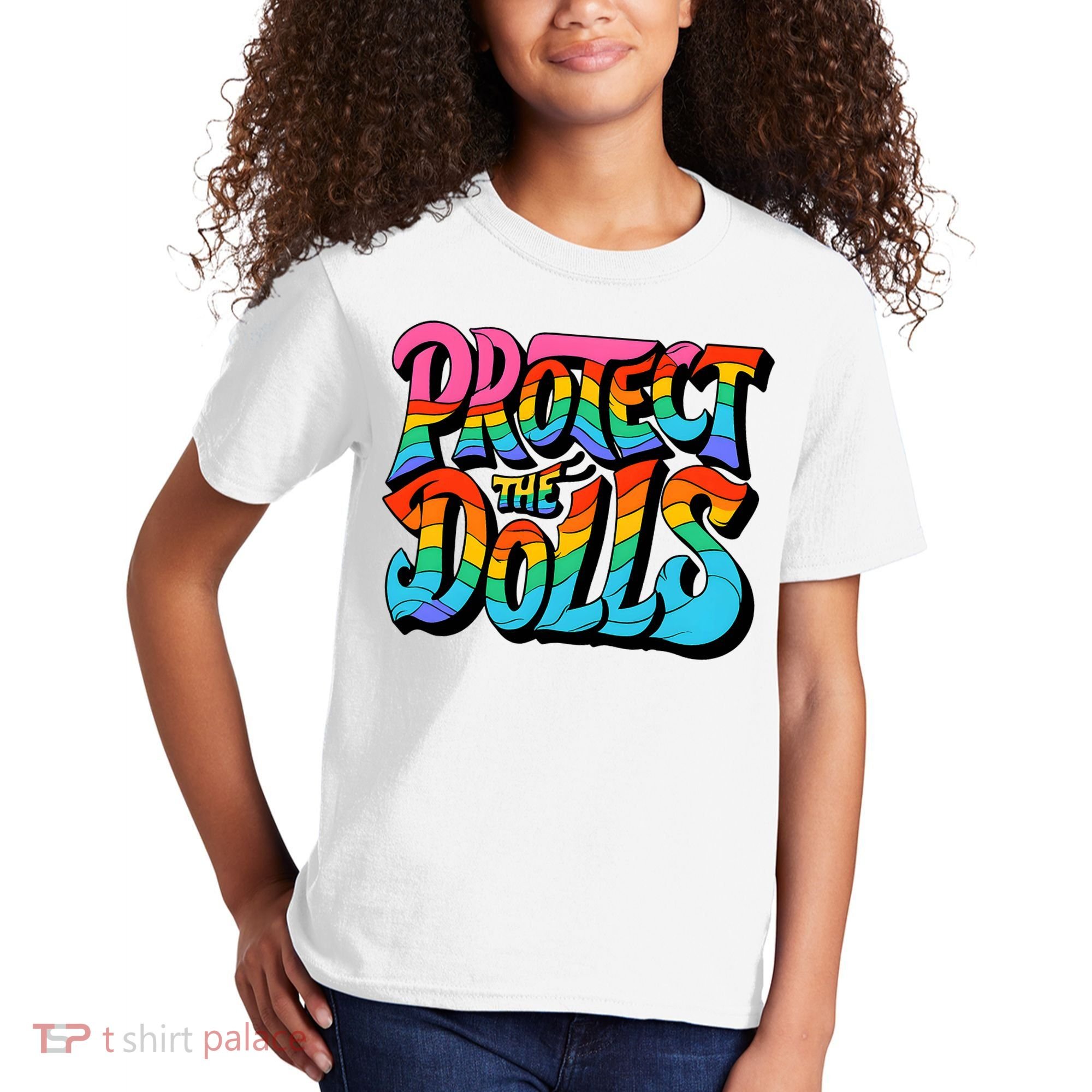 Protect The Dolls Retro Protect The Dolls LGBTQ Pride  Kids T-Shirt