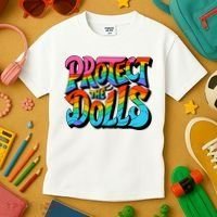 Protect The Dolls Retro Protect The Dolls LGBTQ Pride  Kids T-Shirt thumb 3