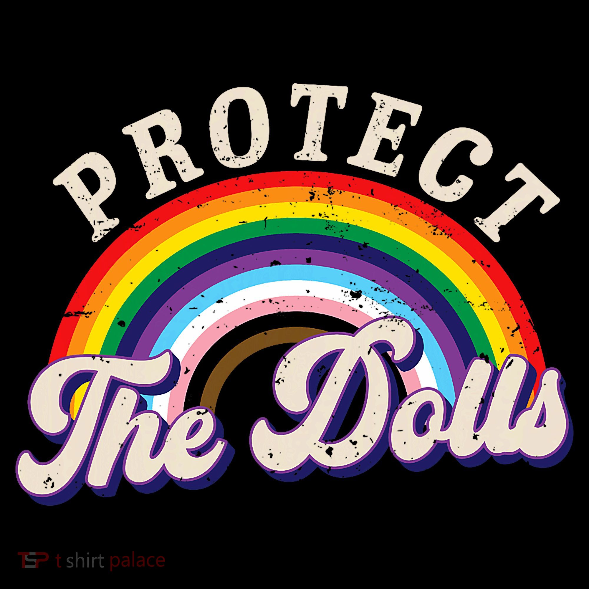 Protect The Dolls Retro Coaster