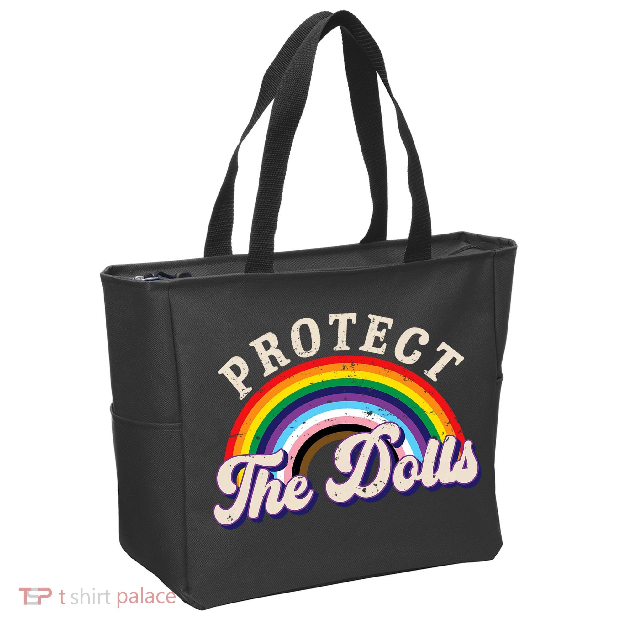 Protect The Dolls Retro Tote Bag