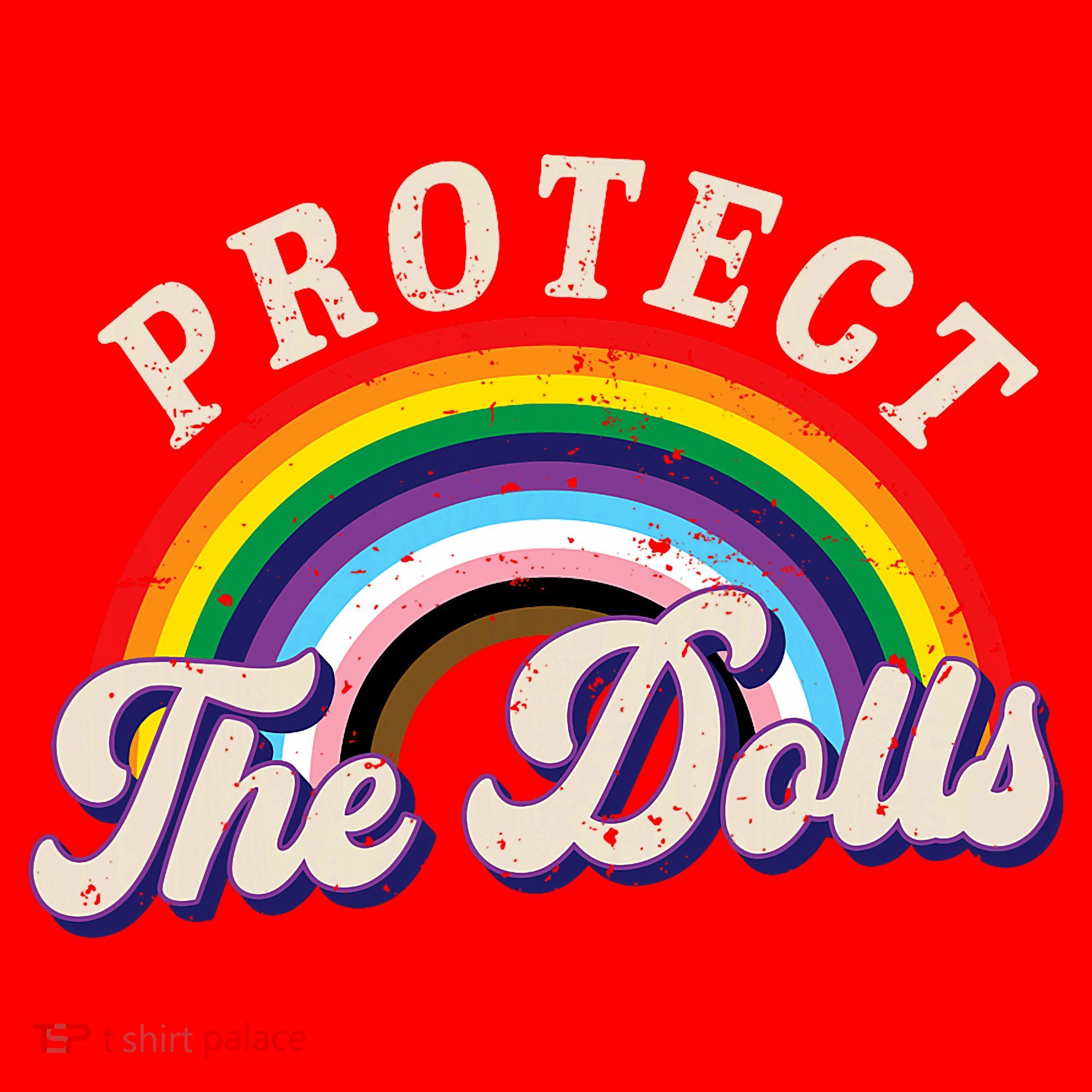 Protect The Dolls Retro Santa Hat
