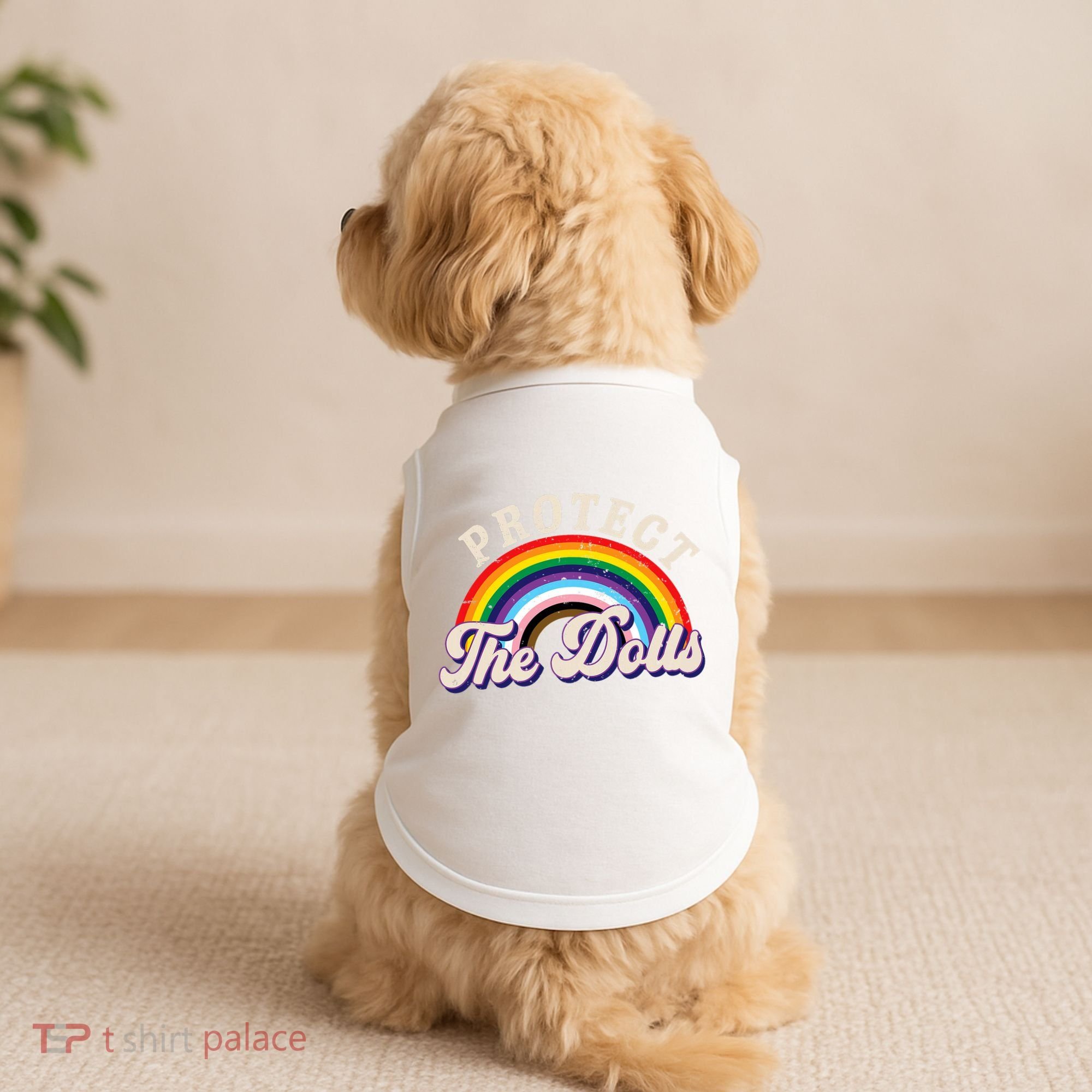Protect The Dolls Retro Doggie Tank