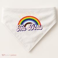 Protect The Dolls Retro USA-Made Doggie Bandana thumb 0