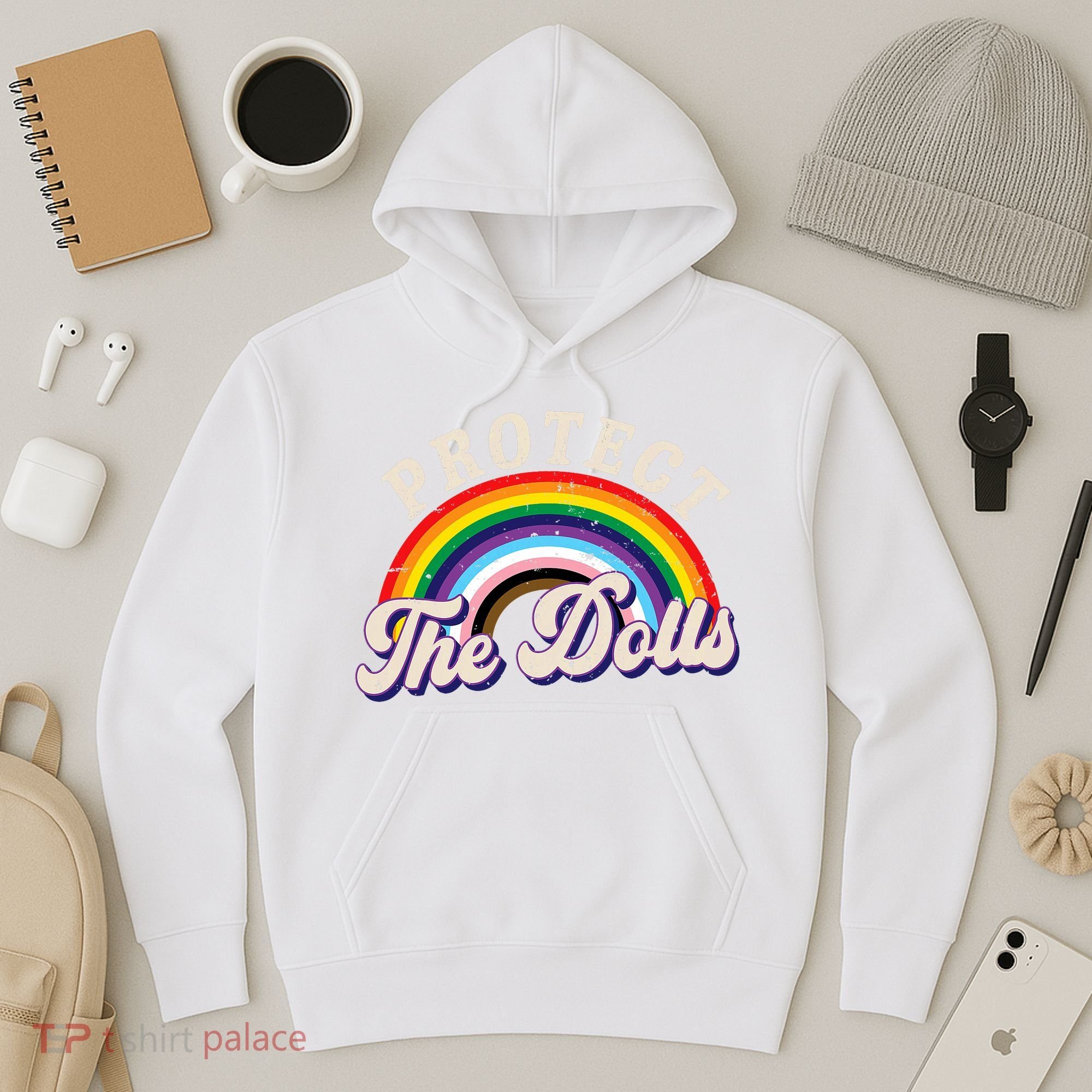 Protect The Dolls Retro Hoodie