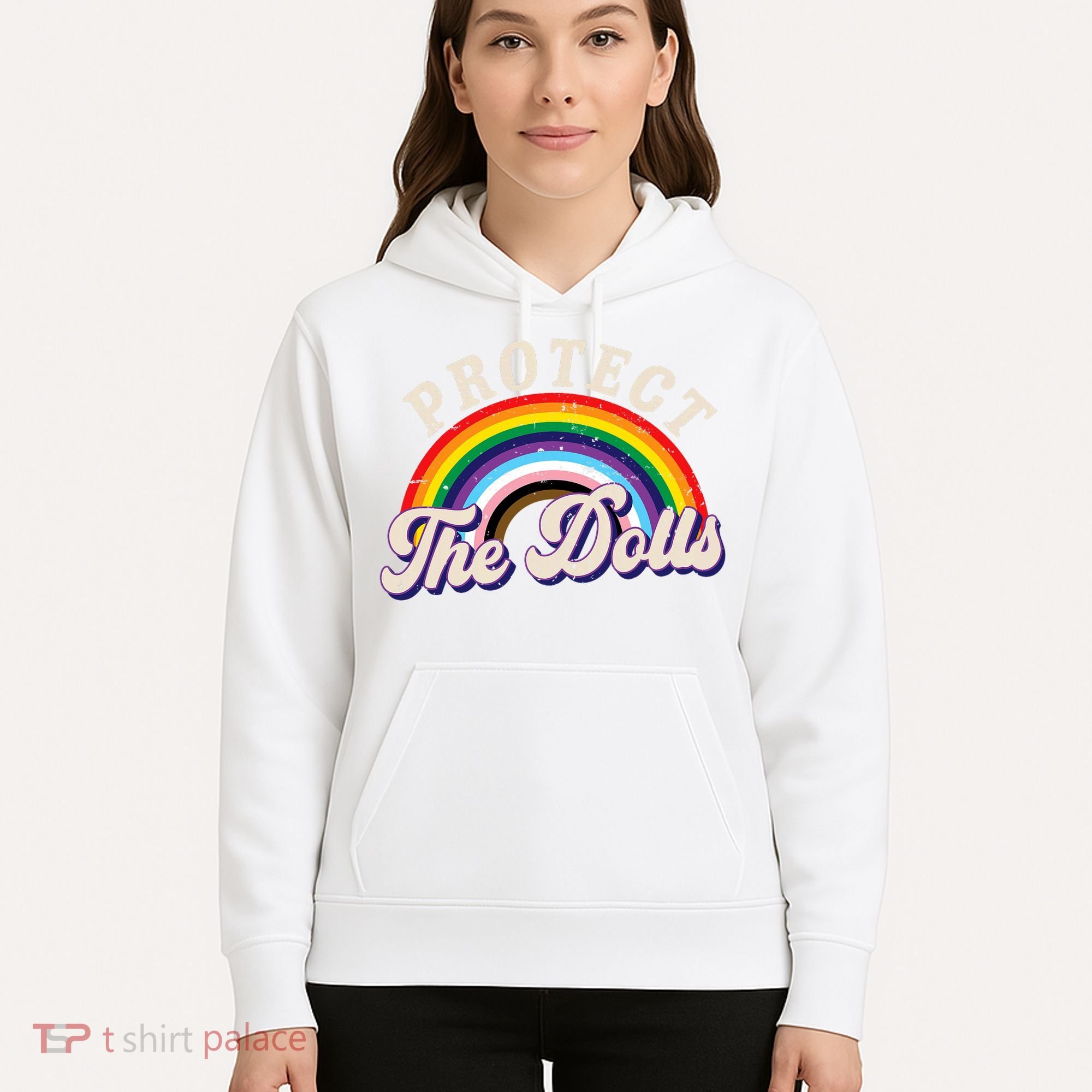 Protect The Dolls Retro Hoodie