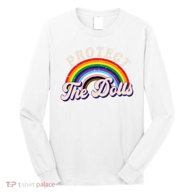 Protect The Dolls Retro Long Sleeve Shirt