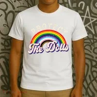 Protect The Dolls Retro T-Shirt thumb 3