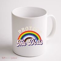 Protect The Dolls Retro Coffee Mug thumb 1