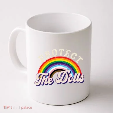 Protect The Dolls Retro Coffee Mug