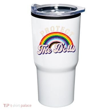 Protect The Dolls Retro Tumbler