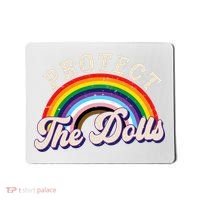 Protect The Dolls Retro Mousepad thumb 0