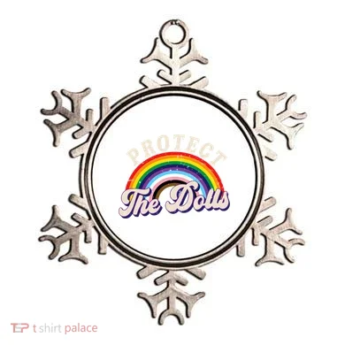 Protect The Dolls Retro Ornament