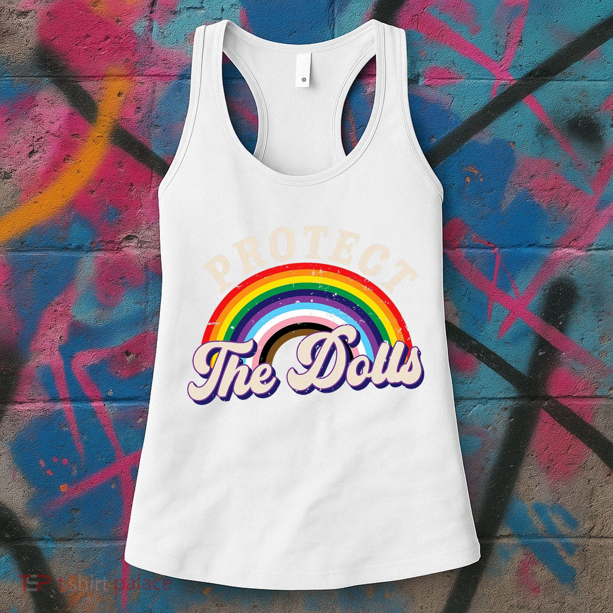 Protect The Dolls Retro Women's Tank Top