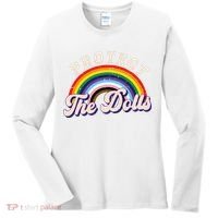 Protect The Dolls Retro Women's Long Sleeve Shirt thumb 0