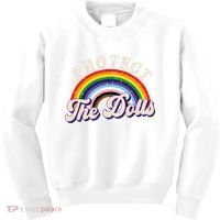 Protect The Dolls Retro Kids Sweatshirt thumb 0