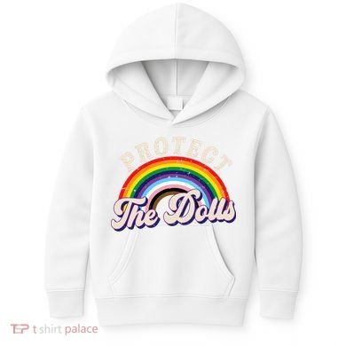 Protect The Dolls Retro Kids Hoodie