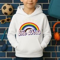 Protect The Dolls Retro Kids Hoodie thumb 2