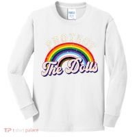Protect The Dolls Retro Kids Long Sleeve Shirt thumb 0