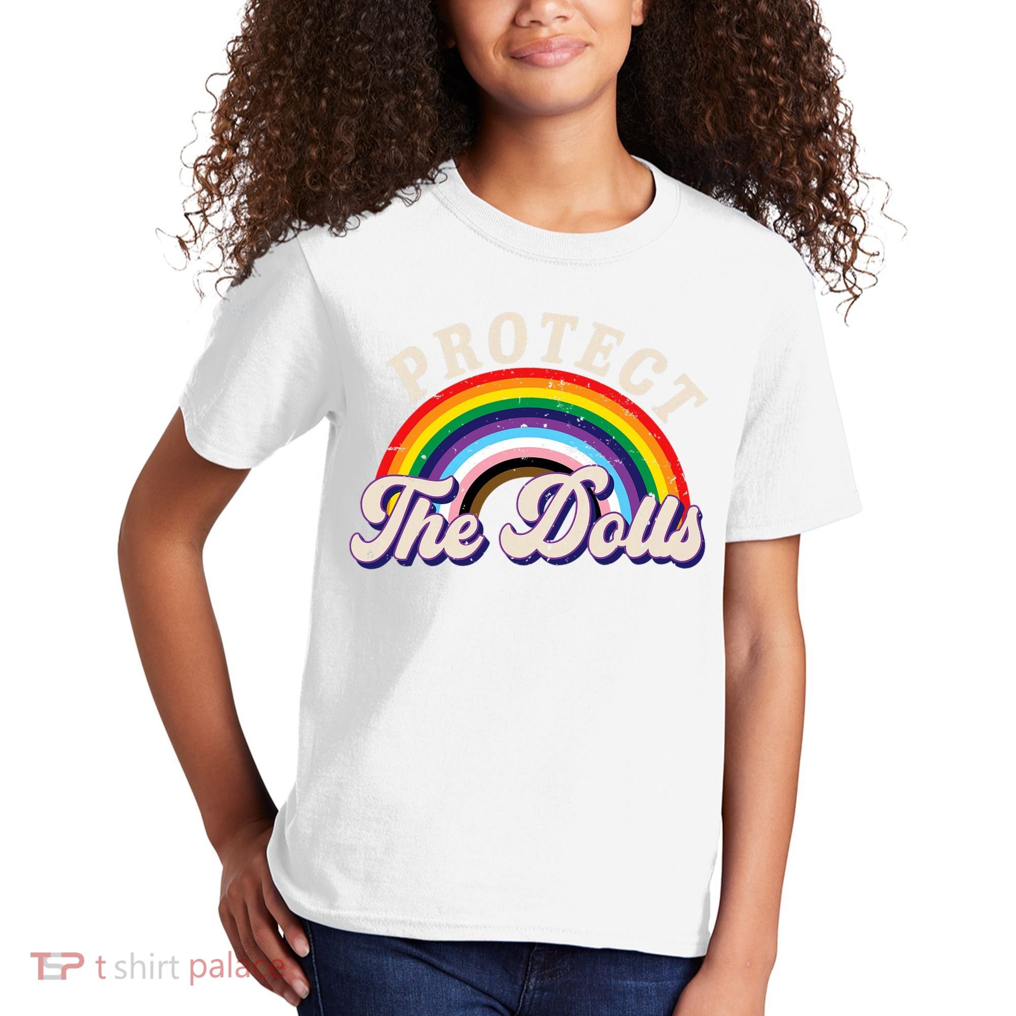 Protect The Dolls Retro Kids T-Shirt