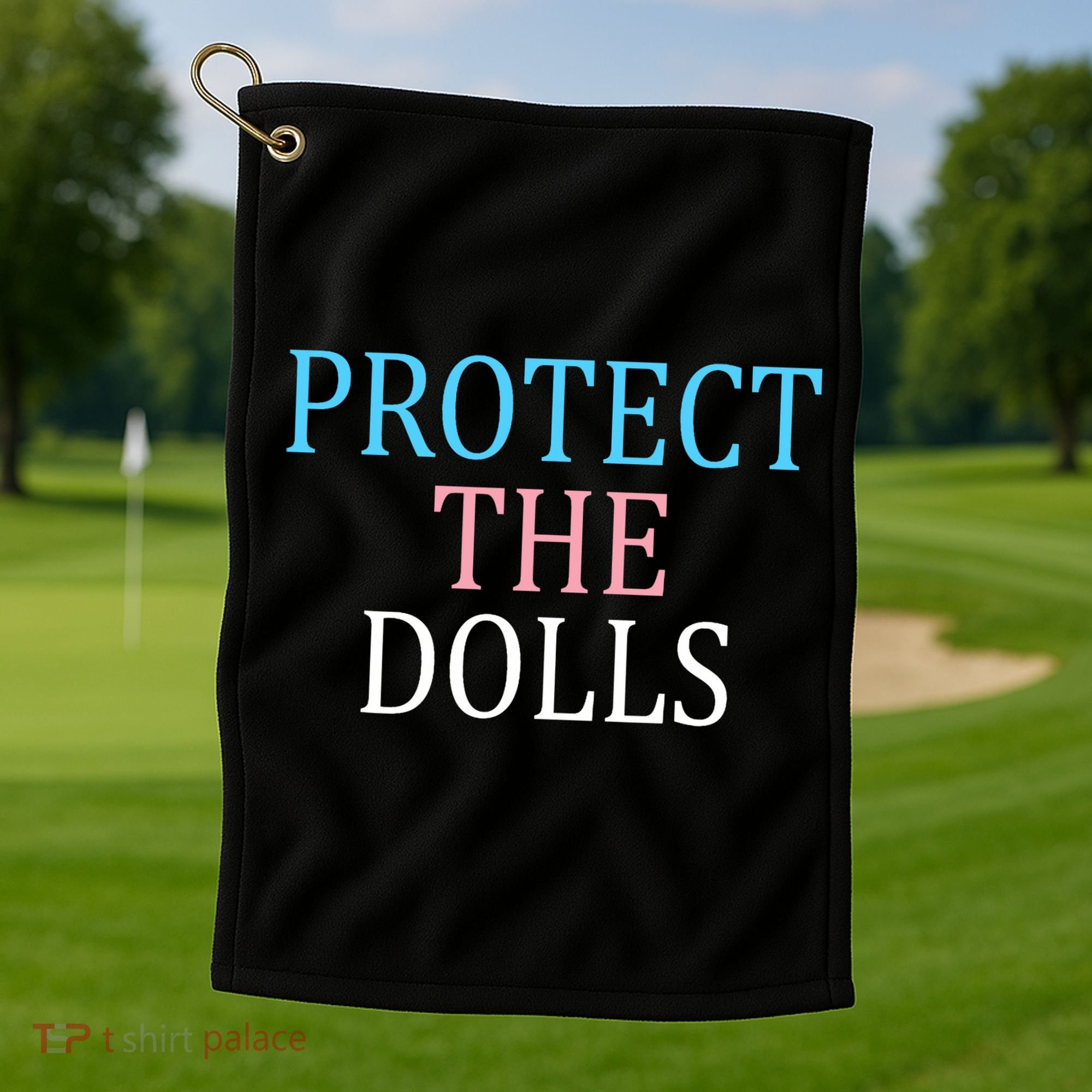 Protect The Dolls Women Solidairity  Golf Towel