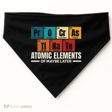 Periodic Table Elements Of Maybe Later Chemical Element USA-Made Doggie Bandana
