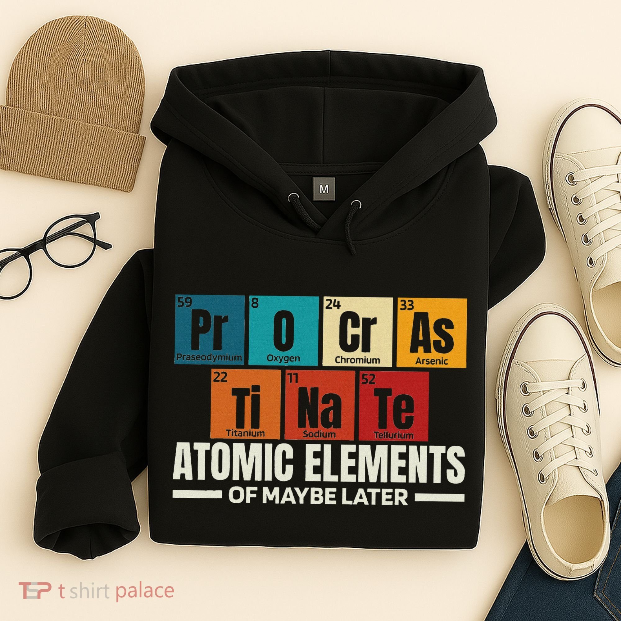 Periodic Table Elements Of Maybe Later Chemical Element Hoodie