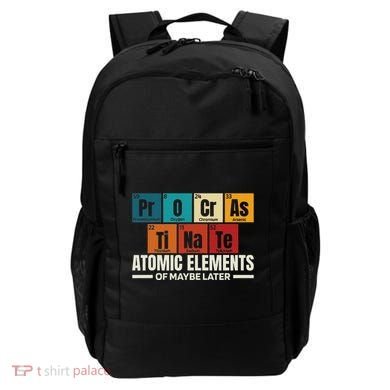 Periodic Table Elements Of Maybe Later Chemical Element Backpack