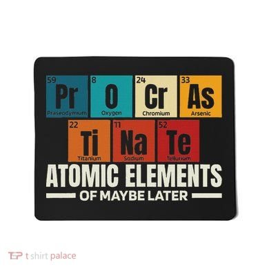 Periodic Table Elements Of Maybe Later Chemical Element Mousepad