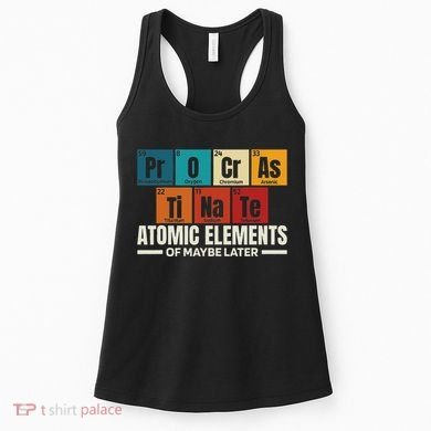 Periodic Table Elements Of Maybe Later Chemical Element Women's Tank Top