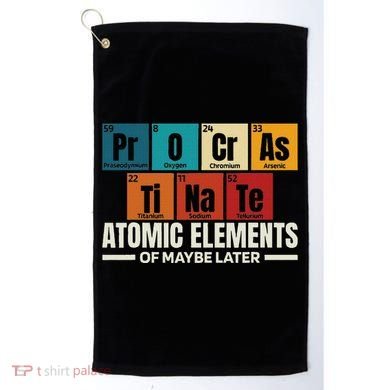 Periodic Table Elements Of Maybe Later Chemical Element Golf Towel