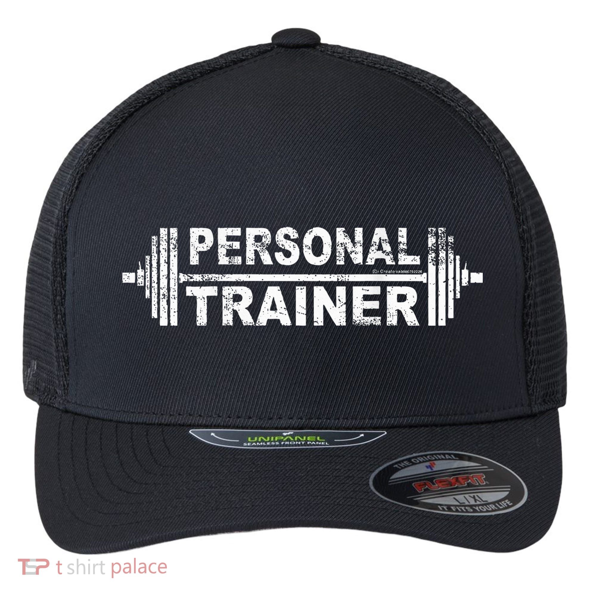 Personal Trainer Exercise Fitness Training Flexfit Unipanel Trucker Cap