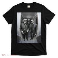 President Trump Elon Musk Funny Meme Knocking On Door T-Shirt thumb 0
