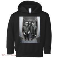 President Trump Elon Musk Funny Meme Knocking On Door Toddler Hoodie thumb 0