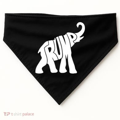 Pro Trump Elephant USA-Made Doggie Bandana
