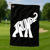 Pro Trump Elephant Golf Towel thumb 1