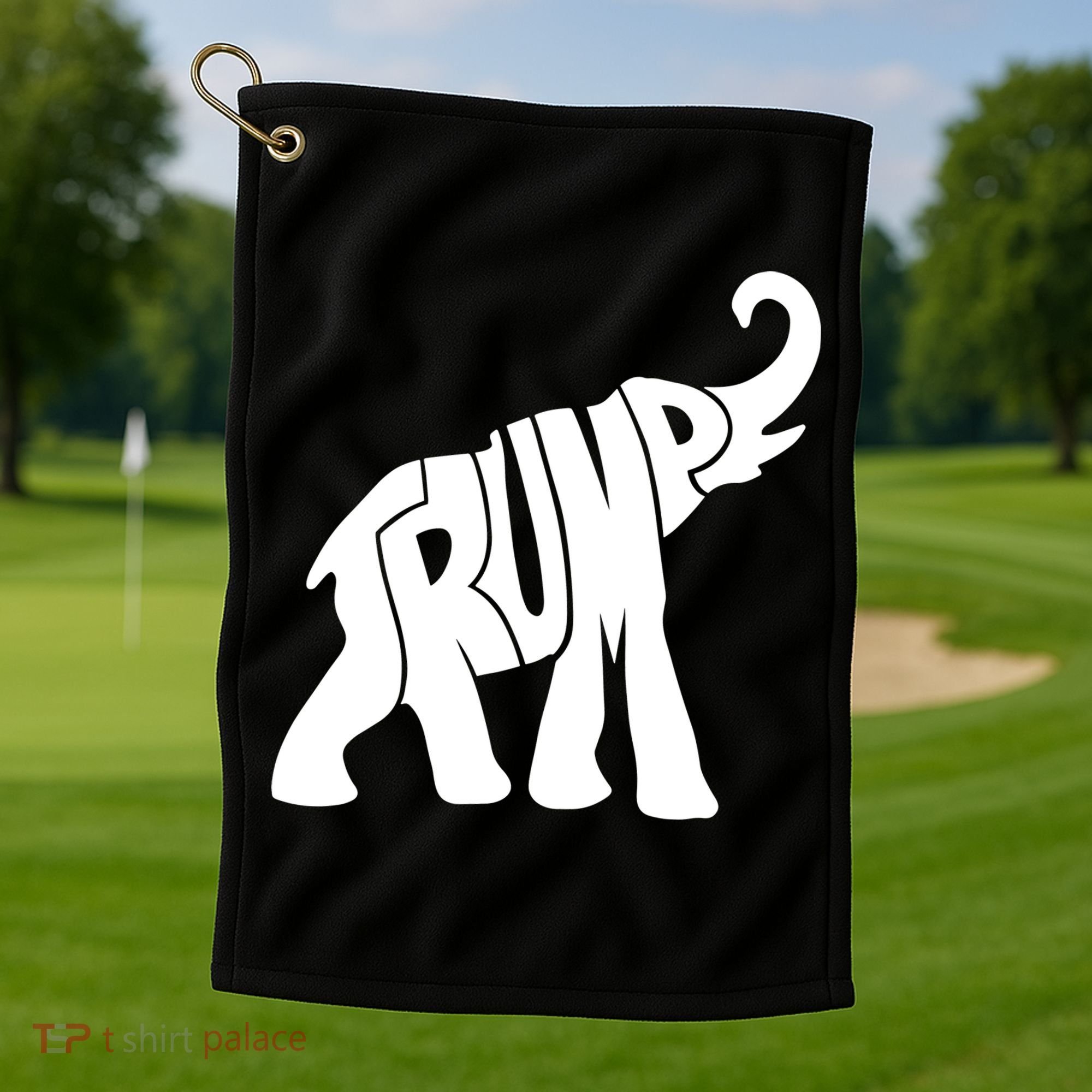 Pro Trump Elephant Golf Towel