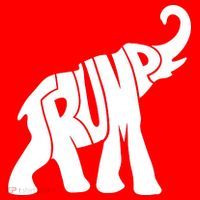 Pro Trump Elephant Santa Hat thumb 1