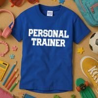 Personal Trainer Fitness Instructor Gym Training Gift Cool Gift Kids T-Shirt thumb 3