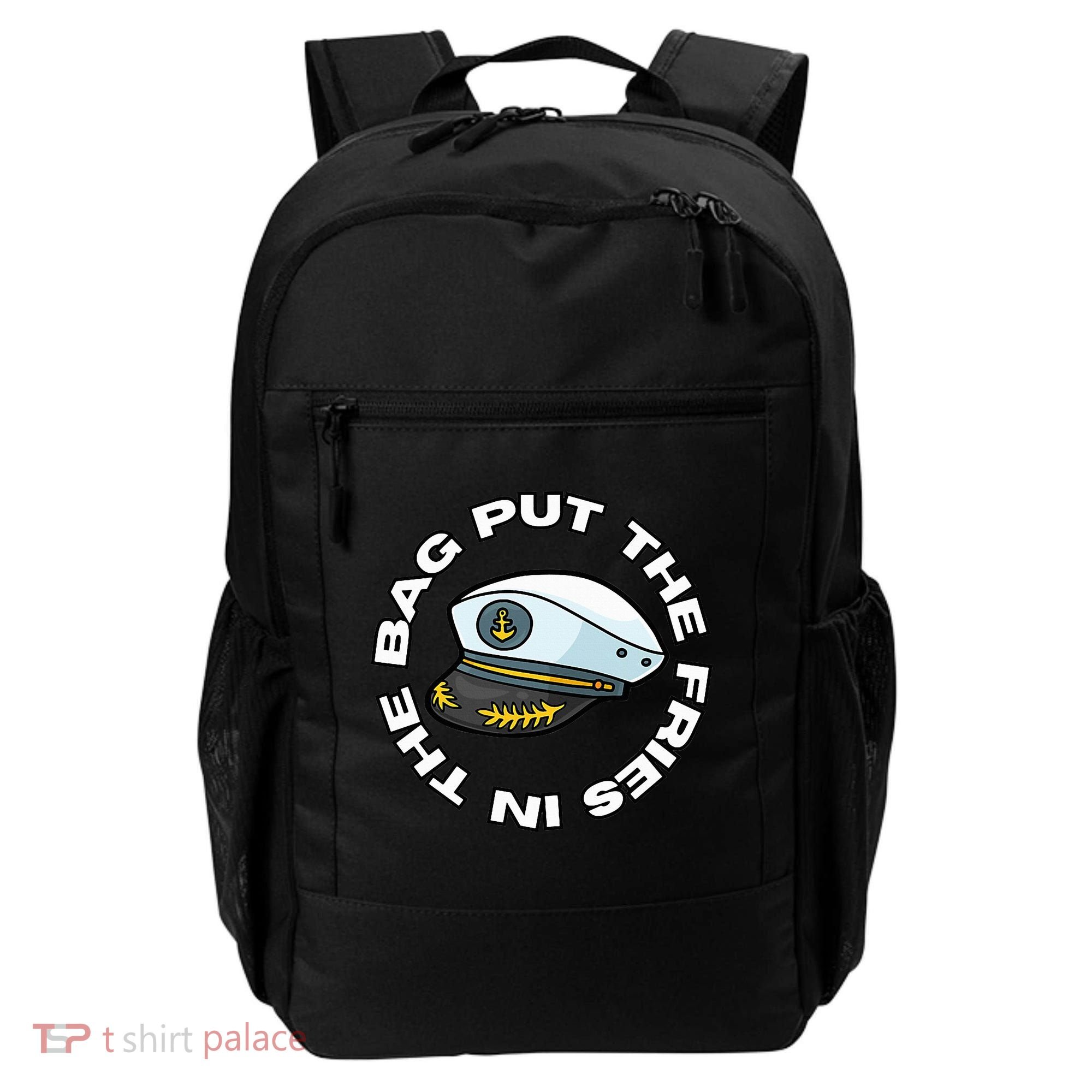 Put The Fries In The Bag Wots Josh Block Backpack